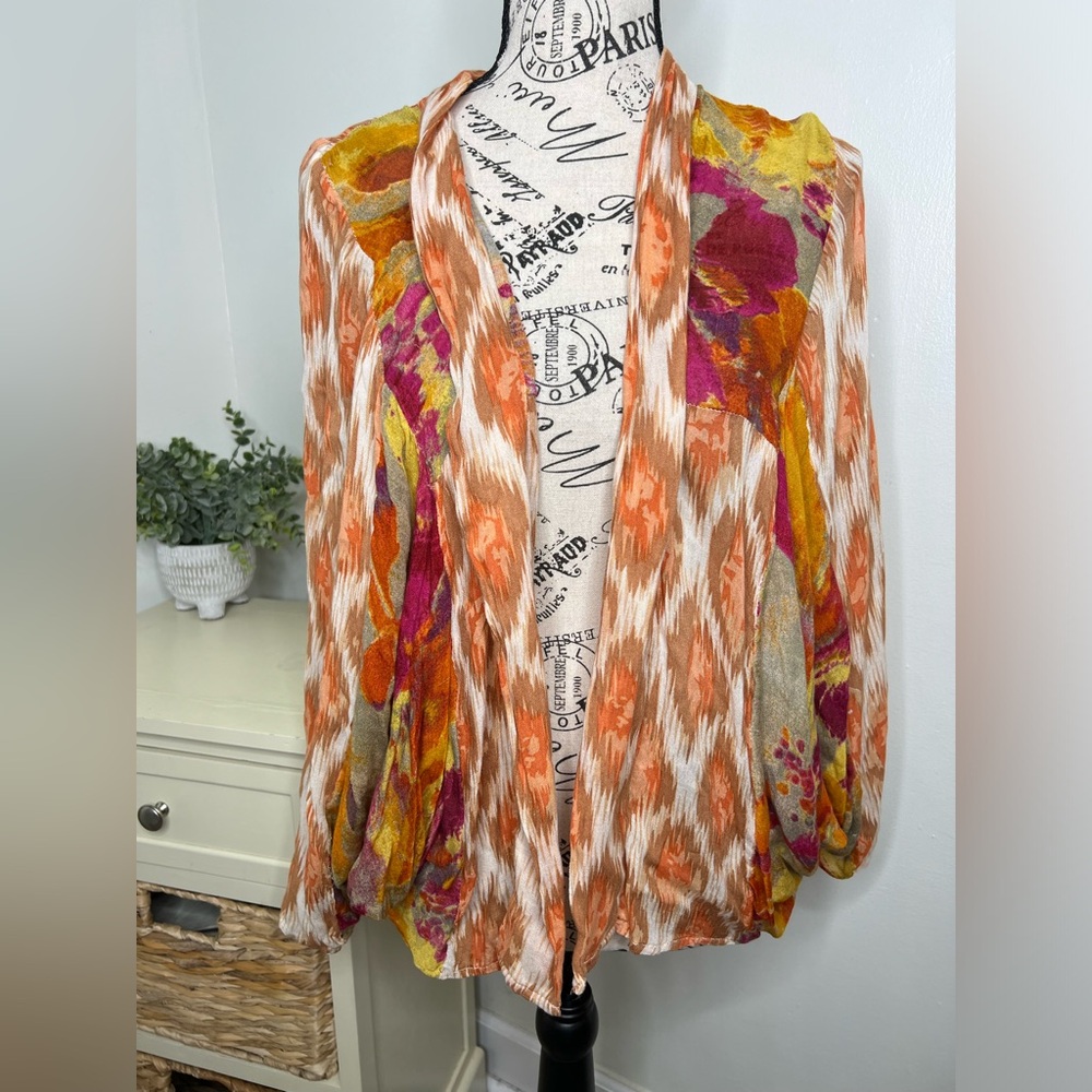 Anthorpologie Sunset Cocoon Kimono